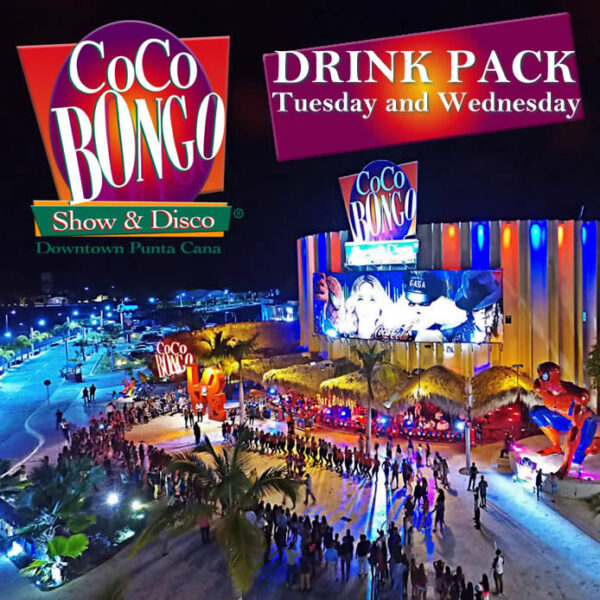 COCOBONGO SHOW & DISCO- Drink Pack - $75